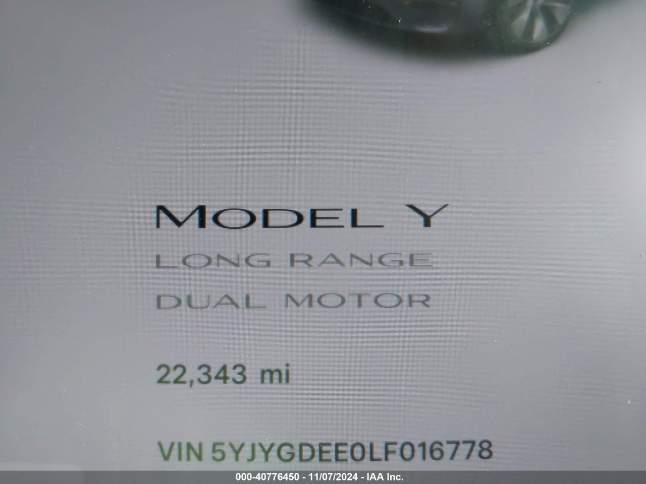 Tesla Model Y Long Range 2020